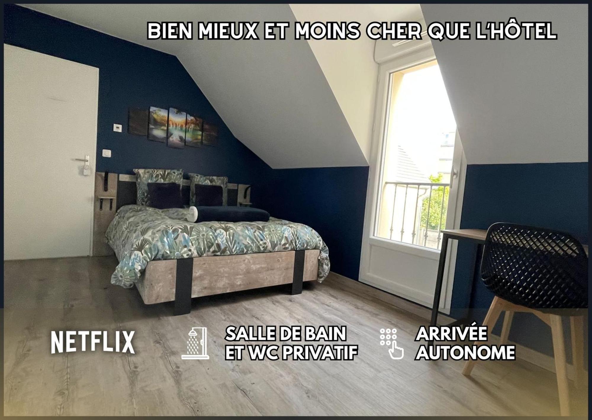 מלון Compiègne Chambre Escapade - Sdb Wc Privatif - Entree Autonome - Grande Tv Netflix מראה חיצוני תמונה